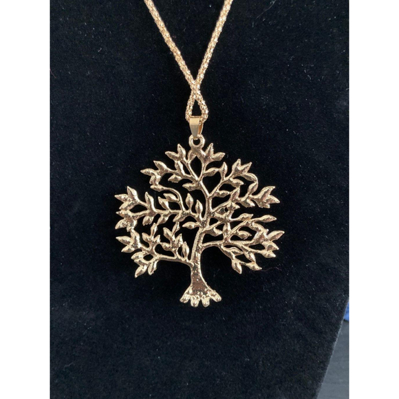 Rhinestones Tree necklace - Picture 7 of 8
